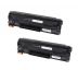 Toner kompatibilný s HP CF283XD 
2-pack