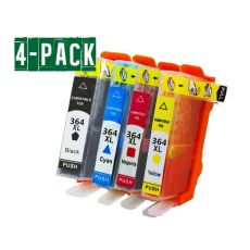 Atramentové kazety kompatibilné s HP364XL - 4pack