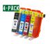 Atramentové kazety kompatibilné s HP364XL - 4pack