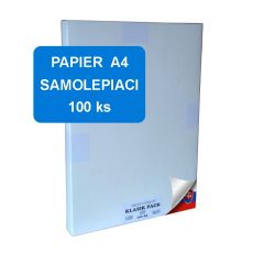 Samolepiaci papier, 100 ks A4, univerzálny, pre atramentové aj laserové tlačiarne. Vyrobené na Slovensku