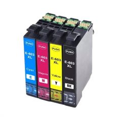 Tlačové kazety kompatibilné s Epson 603XL multipack
C13T03A14010, C13T03A24010, C13T03A34010, C13T03A44010
T603 multipack