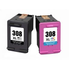 Atramentové kazety HP 308XL BLACK + COLOR kompatibilné